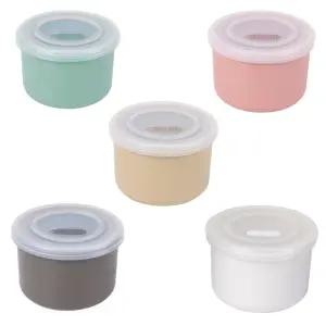 블루마마 도자기 밀폐용기 백일 돌 선물 세트250ml X5 BNA