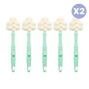 리에또 신생아 젖병 세척솔 출산 준비물 그린 5P X2 BNS