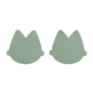 블루마마 유아식기 흡착 식판 뚜껑 간식 접시 민트X2 BNA