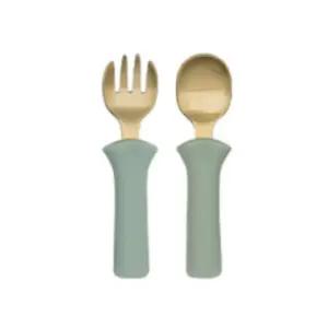 블루마마 유아 스푼 포크 세트 이유식 준비 그린릴리 BNA