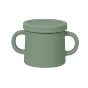 블루마마 유아 어린이 실리콘 머그컵 휴대용 민트 BNA