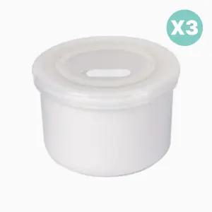 블루마마 유아 냉동 보관 용기 도자기 화이트 250mlX3 BNA