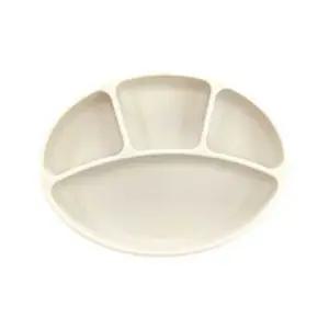 블루마마 유아 실리콘 이유식 식판 준비 선물 크림 BNA