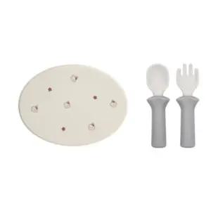 블루마마 유아식기 접시 그릇 간식 이유식 스푼포크 BNA