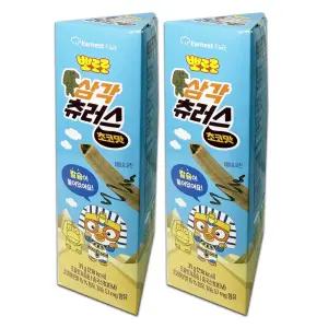 뽀로로 삼각 츄러스 칼슘 초코맛 3개입 2개/어린이 영양간식 선물