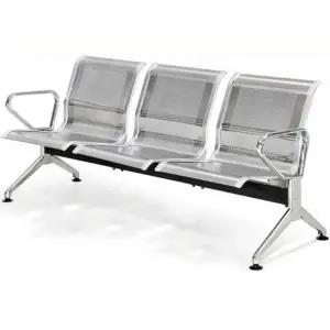 스테인리스 벤치 의자 대기의자 3인용
