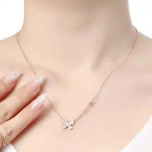 (비쥬홀릭) 실버925 골드도금 나비 펜던트 목걸이 패션목걸이