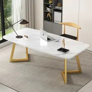 사무실 철제책상 테이블 철제 회사 화이트 업무용