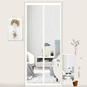 자석 문 모기장 90x210cm 화이트 방문모기장 문모기장방문용