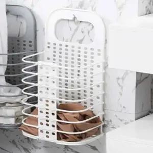 빨래 바구니 화이트 세탁기바구니 세탁통 세탁물바구