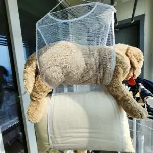 그물망 가방수납 베개 건조