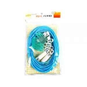 블루 코팅 빨래줄 10m 캠핑빨래줄 빨랫줄 야외빨래줄