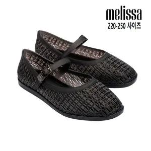 [토박스] 멜리사 우먼 하퍼 블랙 젤리 슈즈 샌들 플랫 MSWCF2TSHR11 MSWCF2TSHR11BLK