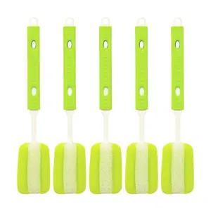 락앤락_길이조절 물병 세척솔 젖병솔 그린 x 5개