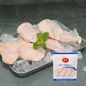 [올품] 국내산 가슴살 슬라이스 IQF 1kg x 2팩[35362447]