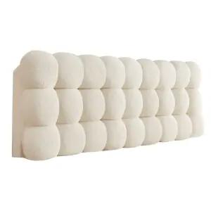 침대 벨벳 헤드쿠션 등받이 프레임 벽가드 스노우볼