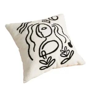 모던 무지 크로스 스웨이드 쿠션 소파 인테리어 카페