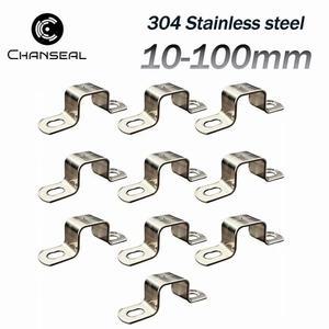 두꺼운 사각형 직사각형 버클 말굽 U자형 M자형 안장 스테인리스 카드 후프 클립 스틸 튜브 304 스로트