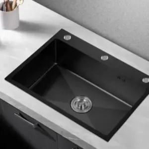 업소용 주방 탕비실 스텐 건설현장 싱크볼 간이 가정용 캠핑용 블랙 세척대