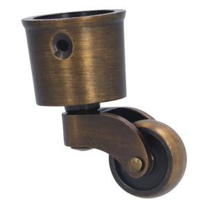 라운드 컵 캐스터 아연 합금 빈티지 매트  절묘한 튼튼한 내구성  안정적인 사일런트 휠  수납함 박스 가구