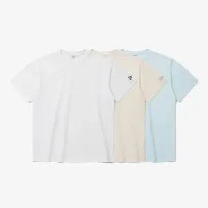 [갤러리아] [뉴에라키즈] 라이트 에라 에센셜 3팩 티셔츠 파스텔 멀티 (15161516)