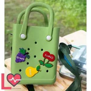 [골드스마일]ToB 롱타임헬씨 여름 휴가 젤리 그린 수영 가방 아쿠아 미니 비비드