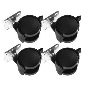 4피스 헤비 듀티 회전 캐스터 휠 50Mm 사무실 의자 컴퓨터 책상 가구 트롤리 산업 장비 교체