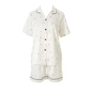 [갤러리아] [여]은은한 광택감의 실크필 고양이 프린트 파자마 (VPAS206W)