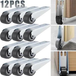 1-12피스 슬라이딩 도어 롤러 풀리 범용 가구 캐스터 휠 테이블 캐비닛 하드웨어에 대 한 미니 소형 자동