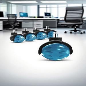 5개/세트 2인치 사무실 의자 저소음 바퀴 11 x 22mm 폴형 고하중 캐스터 책상 Cadeira Silla Gamer de Escr