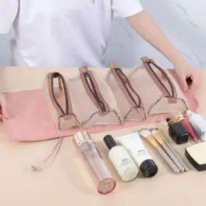 여행용 화장품 보관 메쉬 세면도구 파우치 휴대 휴대용 데일리