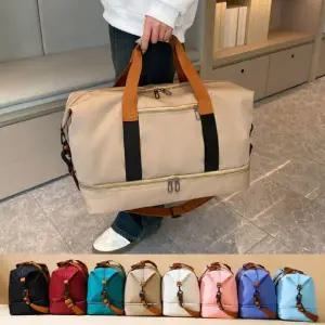 여행용 컬러 보스턴백 신발 보관 스포츠 가방 캐리어 부착 여행