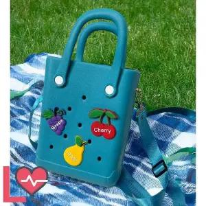 ToB 롱타임헬씨 여름 휴가 젤리 수영가방 레이크 그린 EVA 비비드