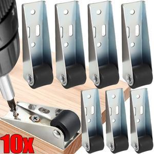 1-10피스 가구용 무소음 방향성 롤러 측면 장착 도어 지지 이동 휠 다기능 캐비닛 풀리 게이트 캐스터