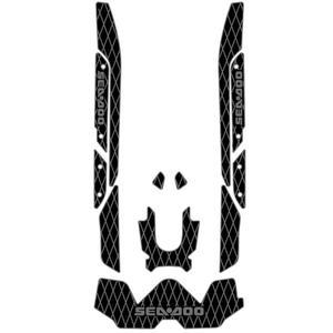 제트 스키 트랙션 매트 Seadoo RXTX 300 맞춤형  내구성 미끄럼 방지 EVA 폼  마름모 질감  6mm