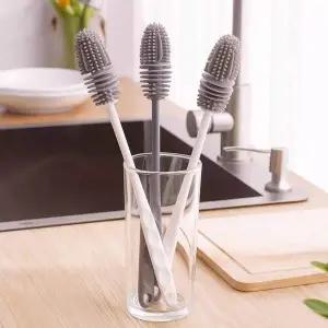 ToB 물병 텀블러세척솔 실리콘 병닦는 브러쉬 젖병솔 실리콘젖병솔