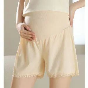 여성 하이웨스트 임산부 만삭 입체 팬티 루즈핏 1P 허리조절 단추