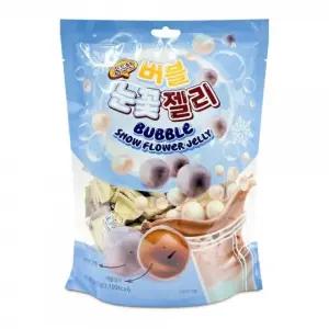 오성 쫀득한 버블 눈꽃젤리 300g 대용량 간식 사무실 탕비실
