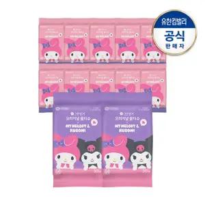 [그린핑거]마이멜로디/쿠로미 오리지널 물티슈 20매X12팩