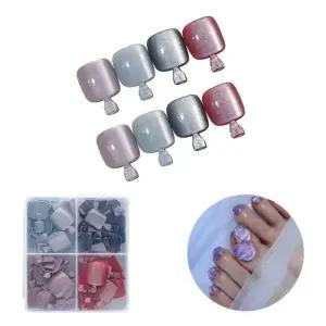 [에스에스_62]인조발톱 영롱한 빛 자석 패디팁 120팁