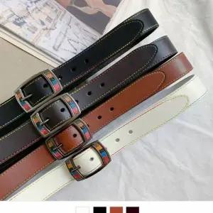 [골드스마일]TBZ 남녀공용 소가죽 레인보우벨트