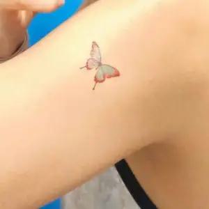 [에스에스_62]패션 나비 문신 타투 판박이 스티커 물타투