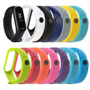 [골드스마일]TBZ 샤오미 mi 밴드 실리콘 스트랩 실리콘 팔찌 교체 호환