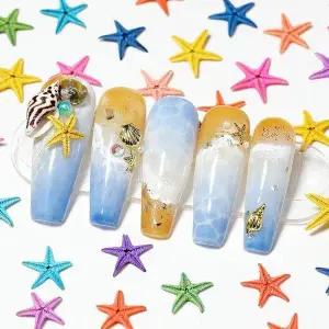 [셀러허브][에스에스_62]바다 미니 바다포인트파츠 불가사리 파츠 7종 (S46506988)