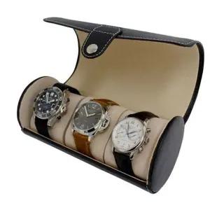 [골드스마일]시계 보관함 시계 케이스 여행용 3구 가죽 휴대용 정리함