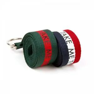 TBZ KING 남녀공용 벨트 3선 레터링 스트릿벨트