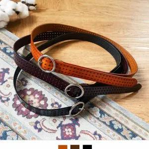 TBZ 소가죽 비스킷 남녀 벨트(3color)