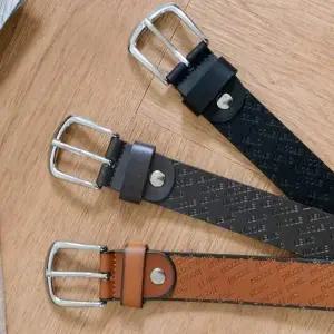 [콩심팥심]TBZ KING 남녀공용 소가죽 레터링벨트(3color)