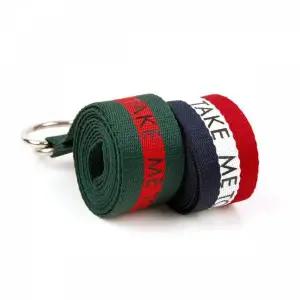 TBZ KING 남녀공용 벨트 3선 레터링 스트릿벨트