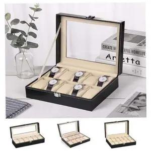 고급 시계 보관함 6구 시계 케이스 손목 가죽 다단 선물